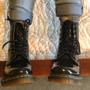 Dr. Martens Patent 1460 boots
